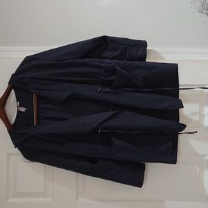 Alya by Francesca’s Boutique Open Front Tie  Utility Style Jacket - Size Small